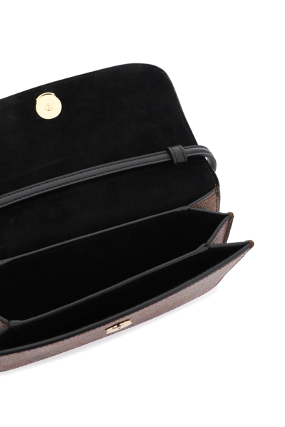 Shop Etro Essential Crossbody Bag In Black (brown)