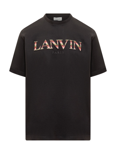 Shop Lanvin Curb T-shirt In Black