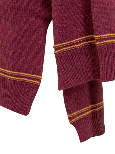 Shop Marni Roundneck Sweater In Ruby