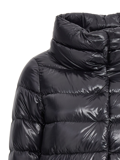 Shop Herno Quilted Puffer Jacket In Black
