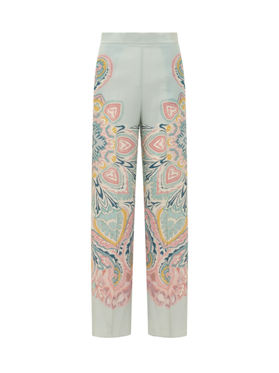 Shop Etro Lucy Trousers In Fantasia