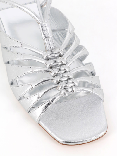 Shop Laurence Dacade Sandal Blaise In Silver