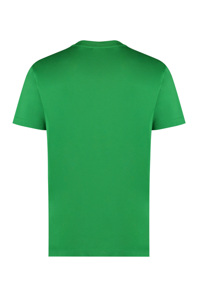 Shop Dolce & Gabbana Cotton Crew-neck T-shirt In Green