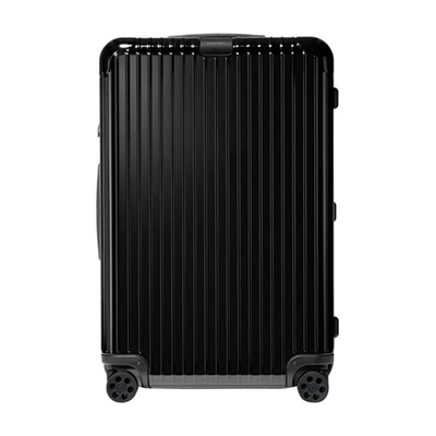 Shop Rimowa Essential Check-in L Suitcase In Black