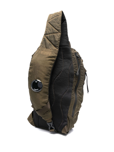 C.p. Company Nylon B Crossbody Backpack In Grün