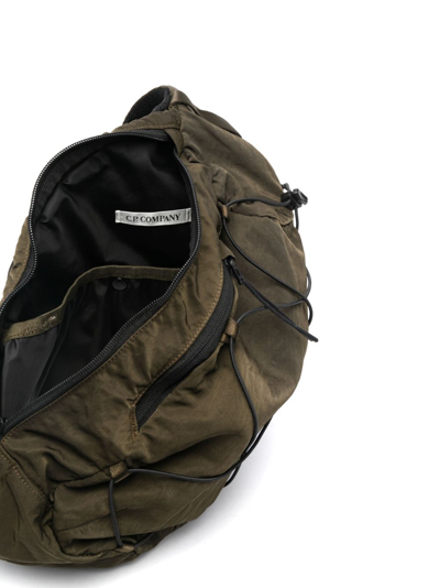 C.p. Company Nylon B Crossbody Backpack In Grün