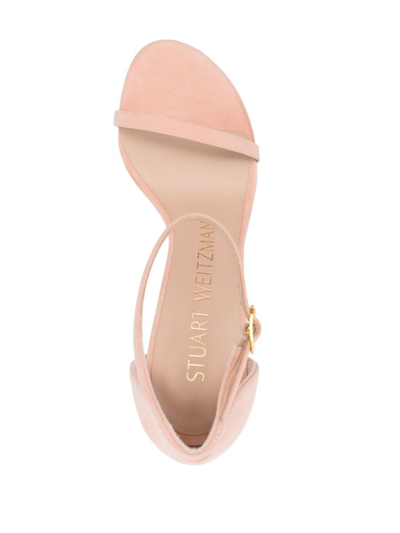 Stuart Weitzman Strappy High Heel Sandals In Neutrals