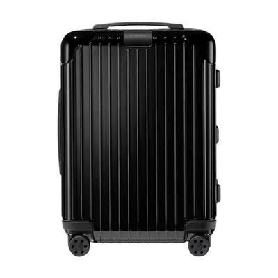 Shop Rimowa Essential Cabin Luggage In Black