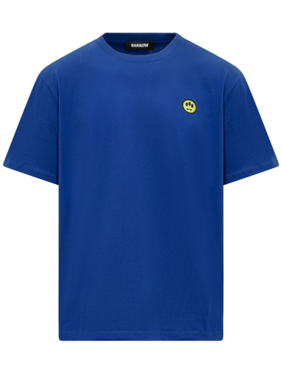 Shop Barrow T-shirt With Logo In Dazzling Blue