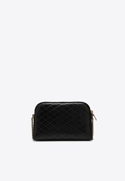 Shop Saint Laurent Gaby Crossbody Bag In Quilted Leather In Black