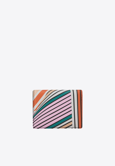 Ferragamo Gancini Bi-fold Wallet In Multicolor