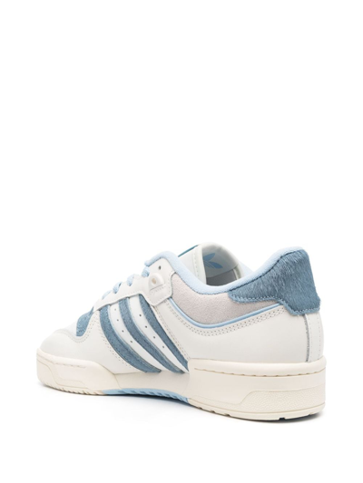 Shop Adidas Originals Rivalry Low 86 Leather Sneakers In White