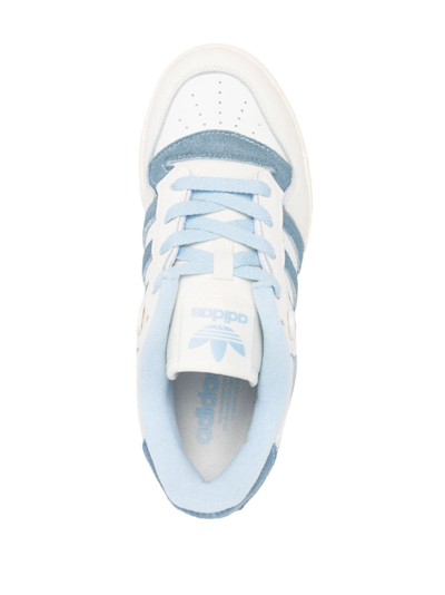 Shop Adidas Originals Rivalry Low 86 Leather Sneakers In White