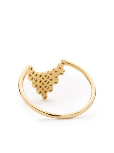 Yannis Sergakis 18kt Yellow Gold Charnières Diamond Ring In Gold