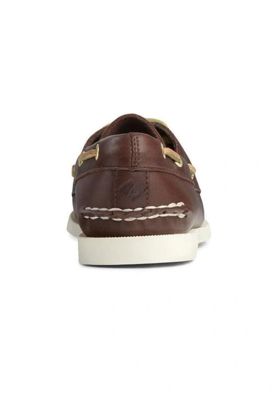 Shop Sperry Womens/ladies Authentic Original Leather Boat Shoes (brown)