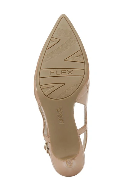 Shop Lifestride Social Slingback Pointed Toe Pump In Desert Nude