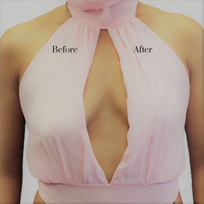 Shop Bring It Up Breast Shapers™ Clear A/b And C/d In White