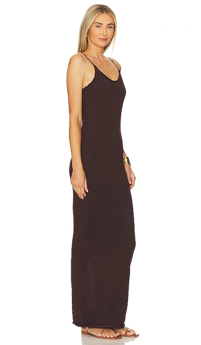 Shop Sndys X Revolve Maxi Dress In Chocolate