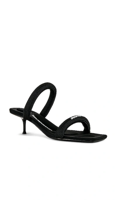 Shop Alexander Wang Jesse Tubular Sandal In Black