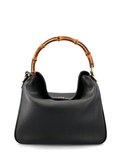 Shop Gucci Diana Medium Shoulder Bag In Black