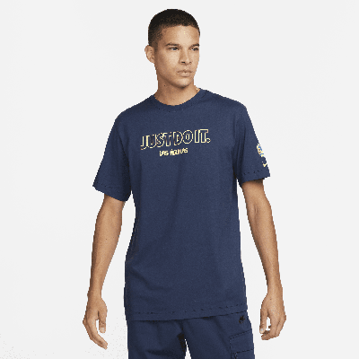 Shop Nike Club Amã©rica Jdi  Men's T-shirt In Blue