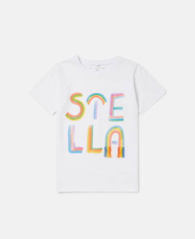 STELLA MCCARTNEY STELLA LOGO RAINBOW T-SHIRT 