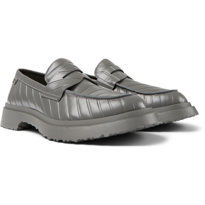 Camper Walden Twins Slip-on Loafers In Grey