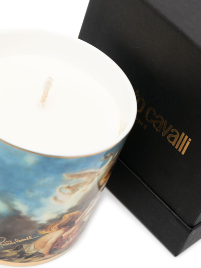Roberto Cavalli Home Wild Leda-print Scented Candle (270g) In Jc018