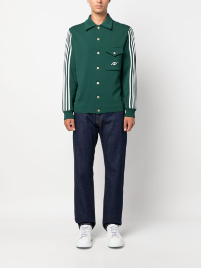 LOGO刺绣衬衫式夹克