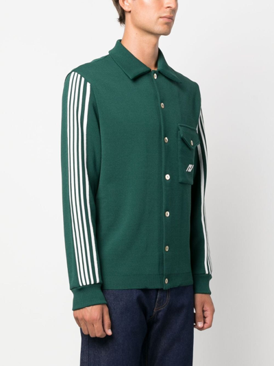 LOGO刺绣衬衫式夹克