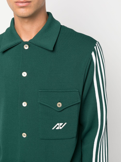 LOGO刺绣衬衫式夹克