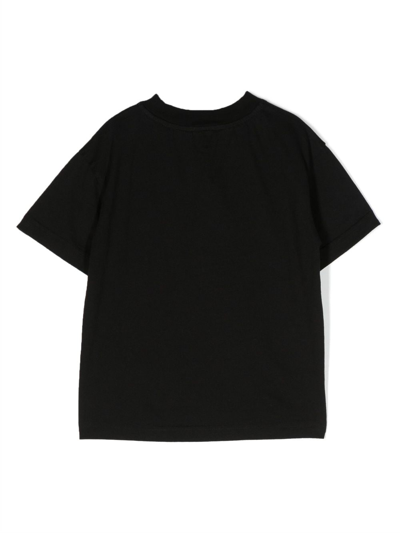 Shop Palm Angels Bear-motif Cotton T-shirt In Black
