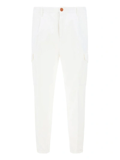 Shop Brunello Cucinelli Pants In Bianco