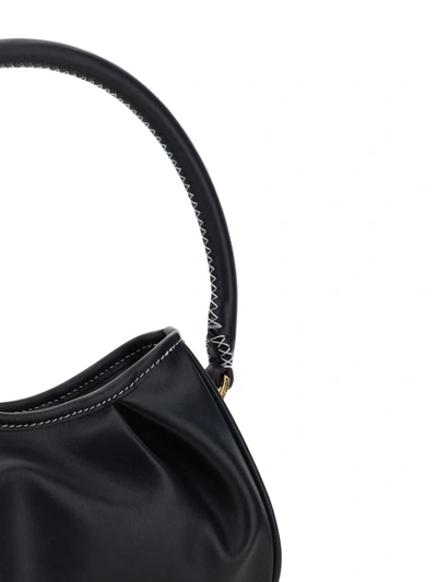 Shop Elleme Handbags In Black/white Stitches