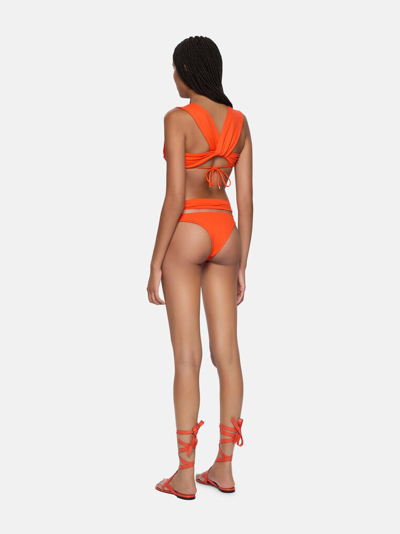 Shop Attico Orange Bikini