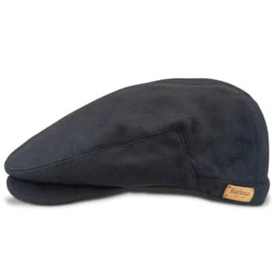 Shop Barbour Redshore Flat Cap Navy In Blue