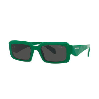 Shop Prada Pr 27zs 11l08z Sunglasses In Verde