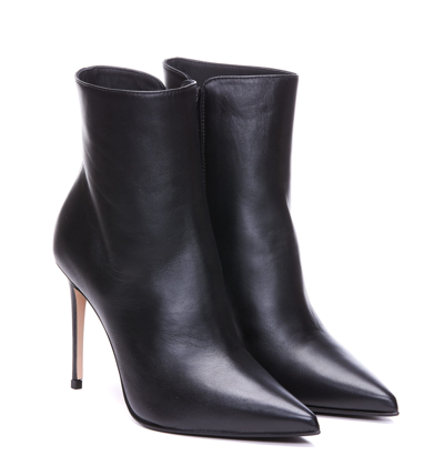 Shop Le Silla Booties In Black