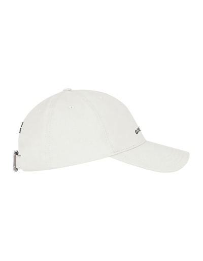 Shop Givenchy Stone Grey Baseball Hat With  4g Embroidery In Grigio