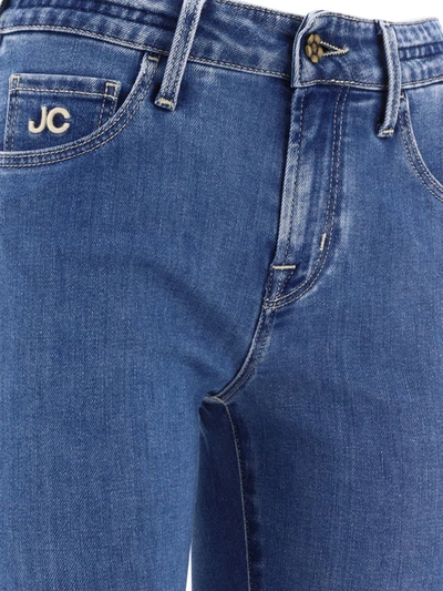 Shop Jacob Cohen "kimberly Crop" Jeans In Blue