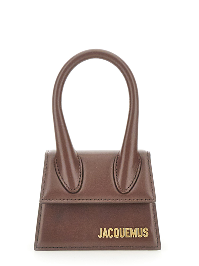 Shop Jacquemus Le Chiquito Bag In Brown