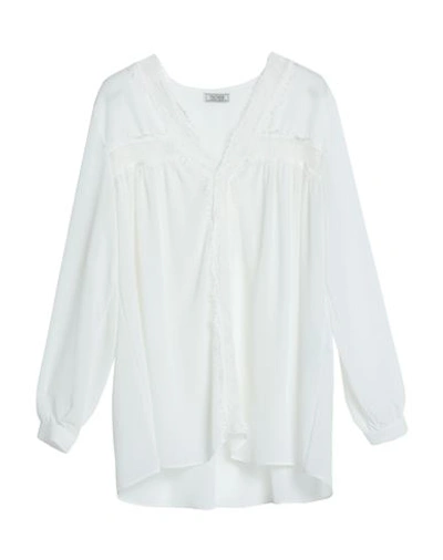 Fracomina Woman Blouse White Size Xl Polyester In White