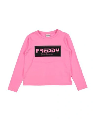 Shop Freddy Toddler Girl T-shirt Pink Size 6 Cotton, Elastane