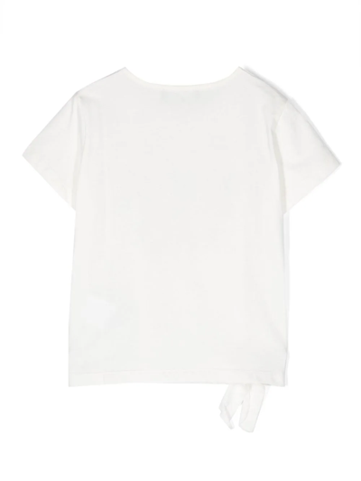 Shop Versace T-shirt  Logo Kids In White