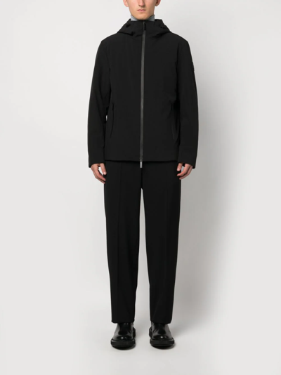 Shop Woolrich Giacca Pacific In Softshell In Black