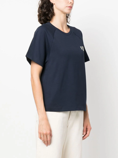 Shop Apc T-shirt Michele In Blue