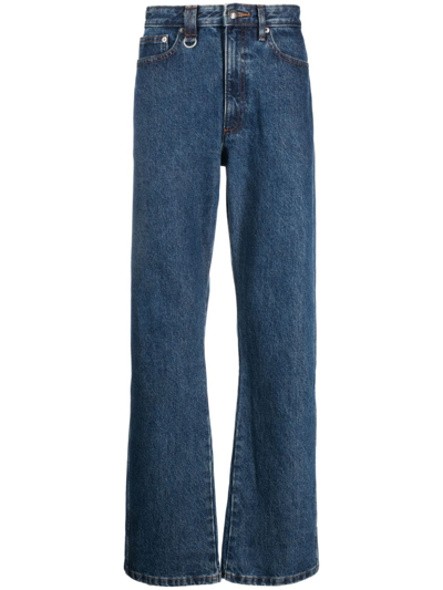 Shop Apc Jeans Ayrton In Blue