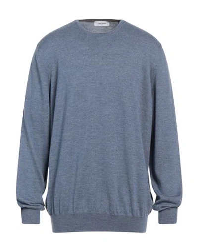Shop Gran Sasso Man Sweater Light Blue Size 50 Virgin Wool