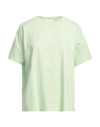 Shop American Vintage Woman T-shirt Light Green Size L Cotton