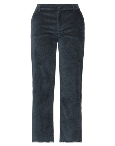 Shop Cigala's Woman Pants Slate Blue Size 26 Cotton, Modal, Polyester, Elastane